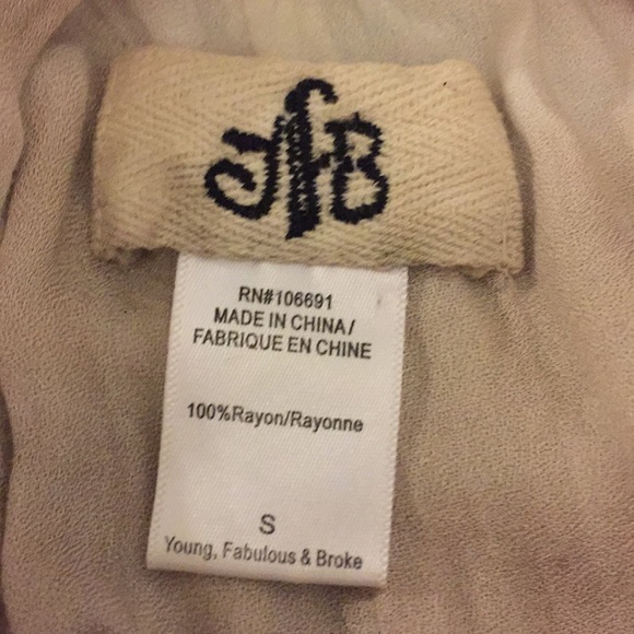 young fabulous and broke romper - Picture 4 of 4